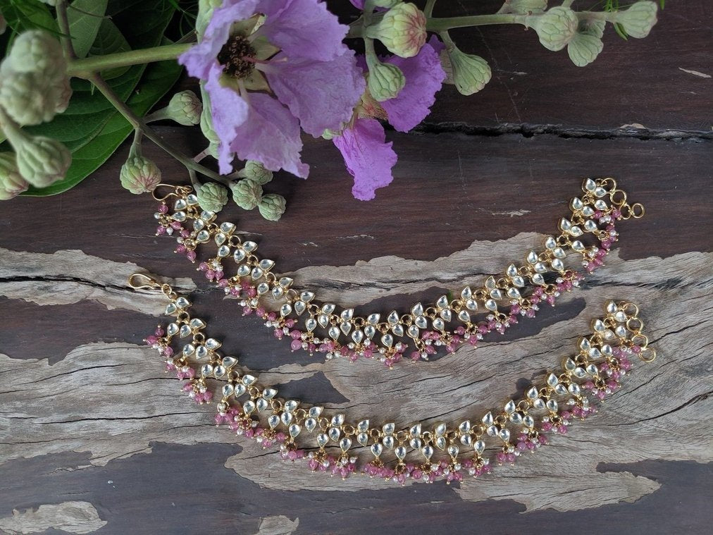 PINK AND WHITE PAYAL