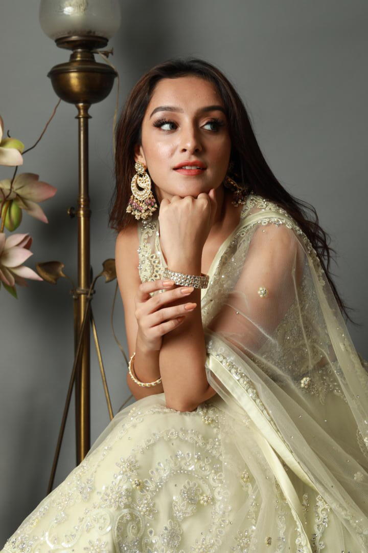 Three Layered Jadtar Studded Bangle