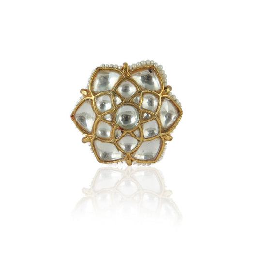 White Flower Ring