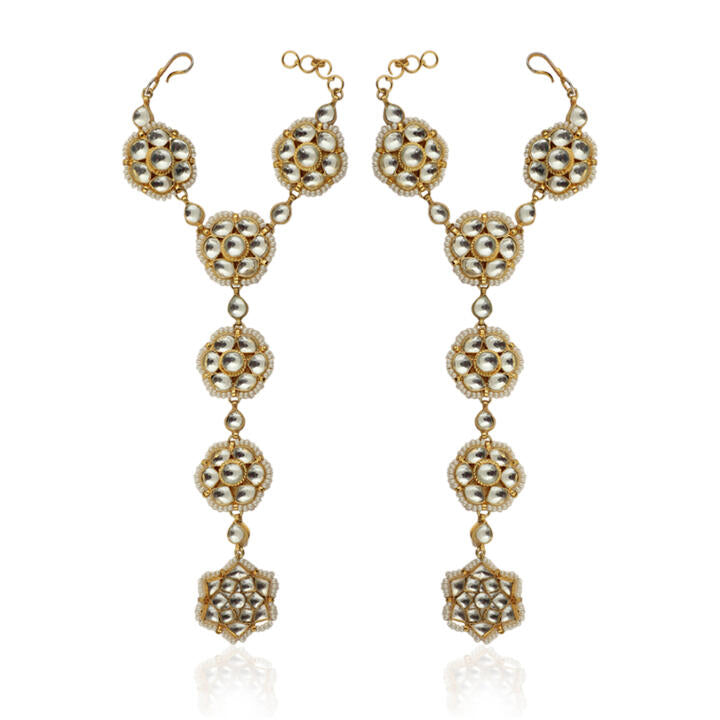 5 Small Flower With Ring Hathful(Pair)