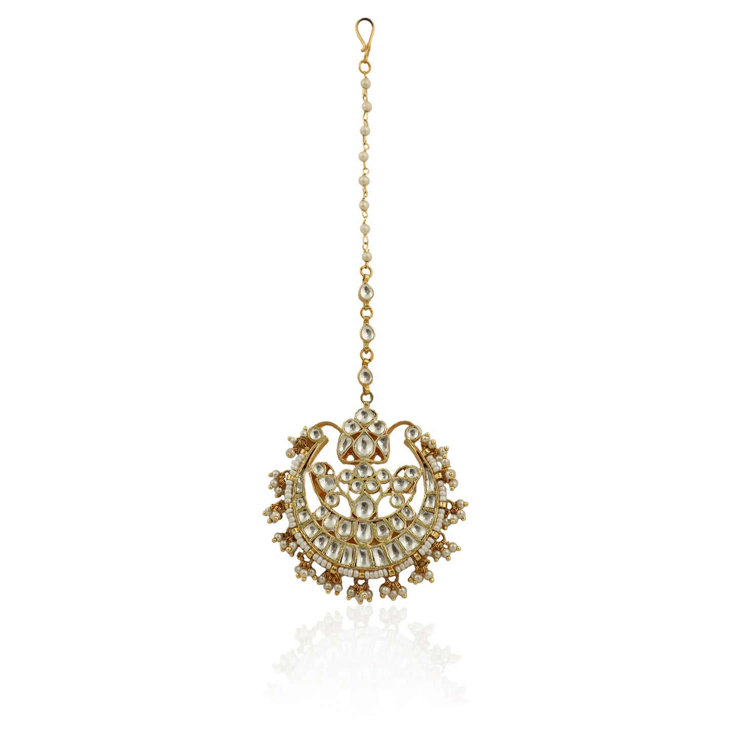 White Jadtar Small Stones Tikka