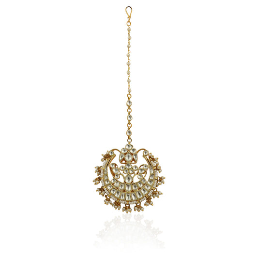 White Jadtar Small Stones Tikka