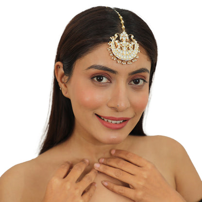 White Jadtar Small Stones Tikka
