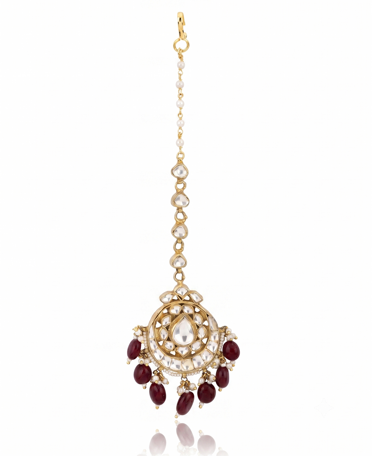 Gold Plated Maang Tikka Jewellery