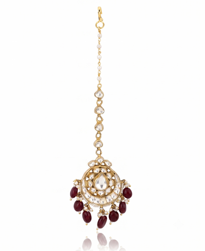 Gold Plated Maang Tikka Jewellery