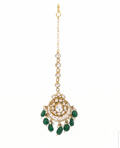 Gold Plated Maang Tikka Jewellery