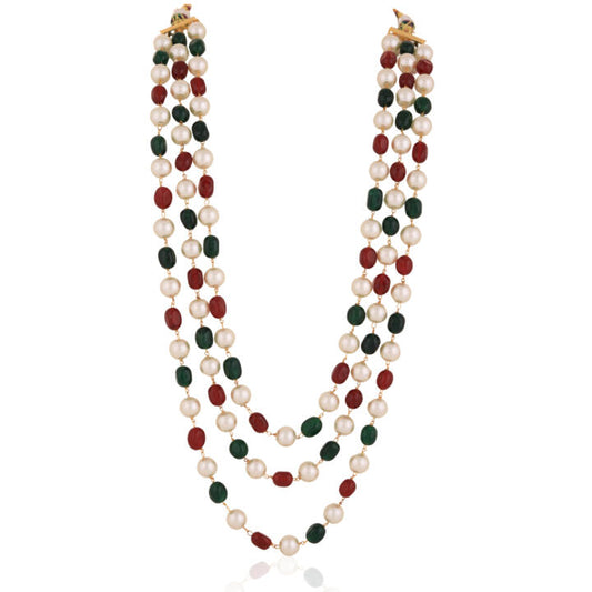 Multi-Colored Beaded Mala For Men