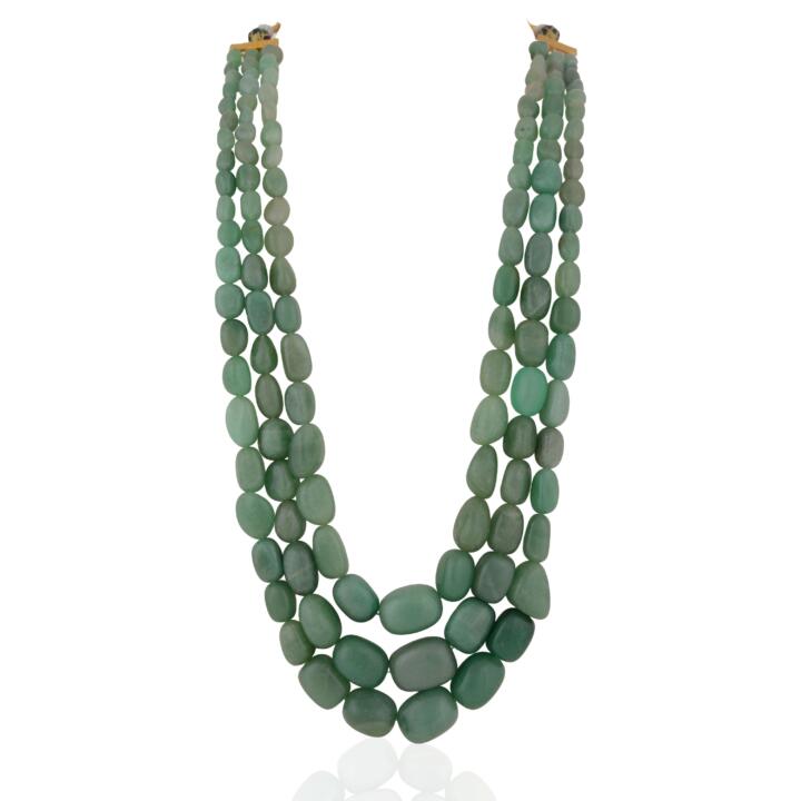 Three Layer Onyx Stone Beads Maala for men