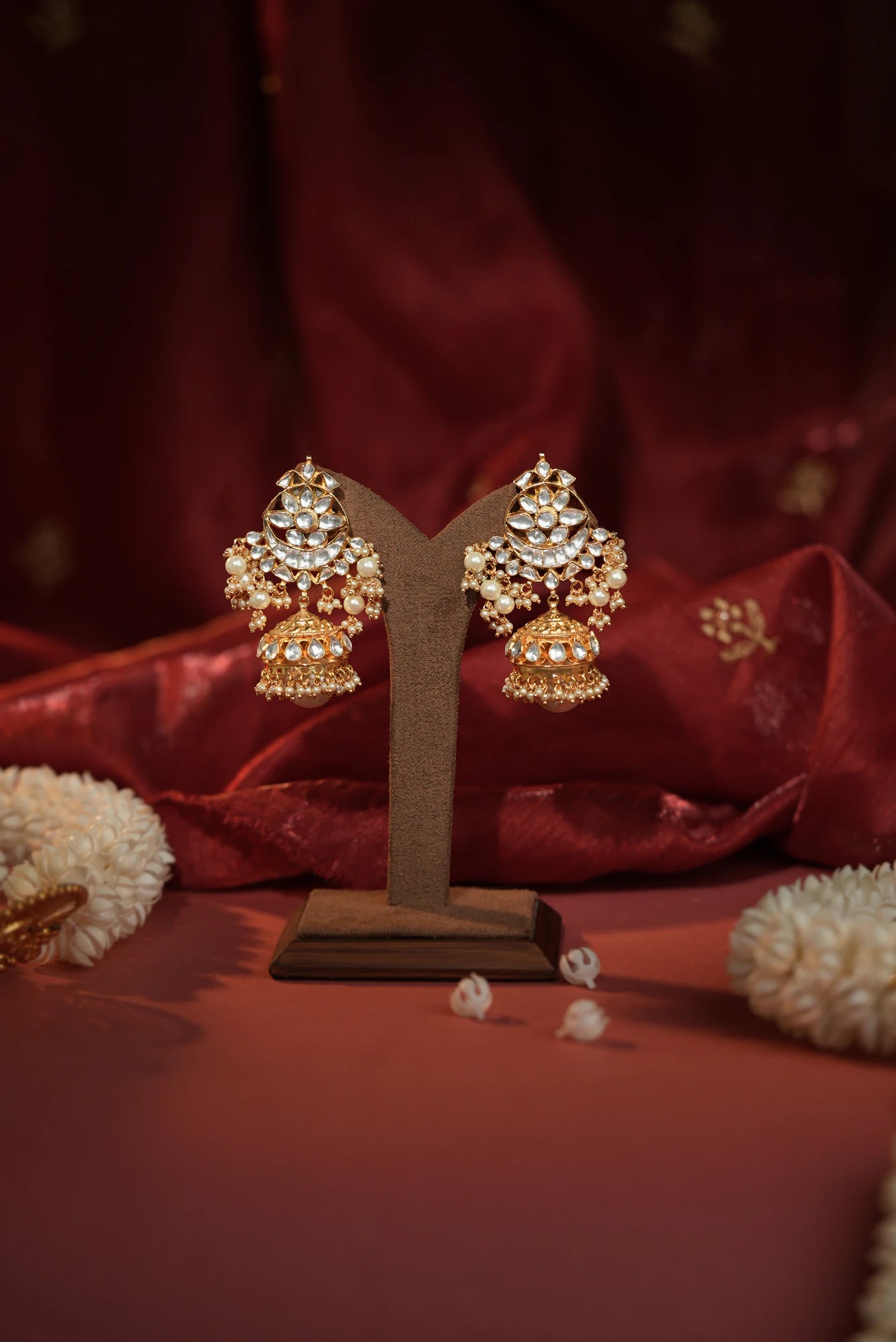 Ethnic Jadtar and Semi-Precious Stone Choker with Matching Earrings
