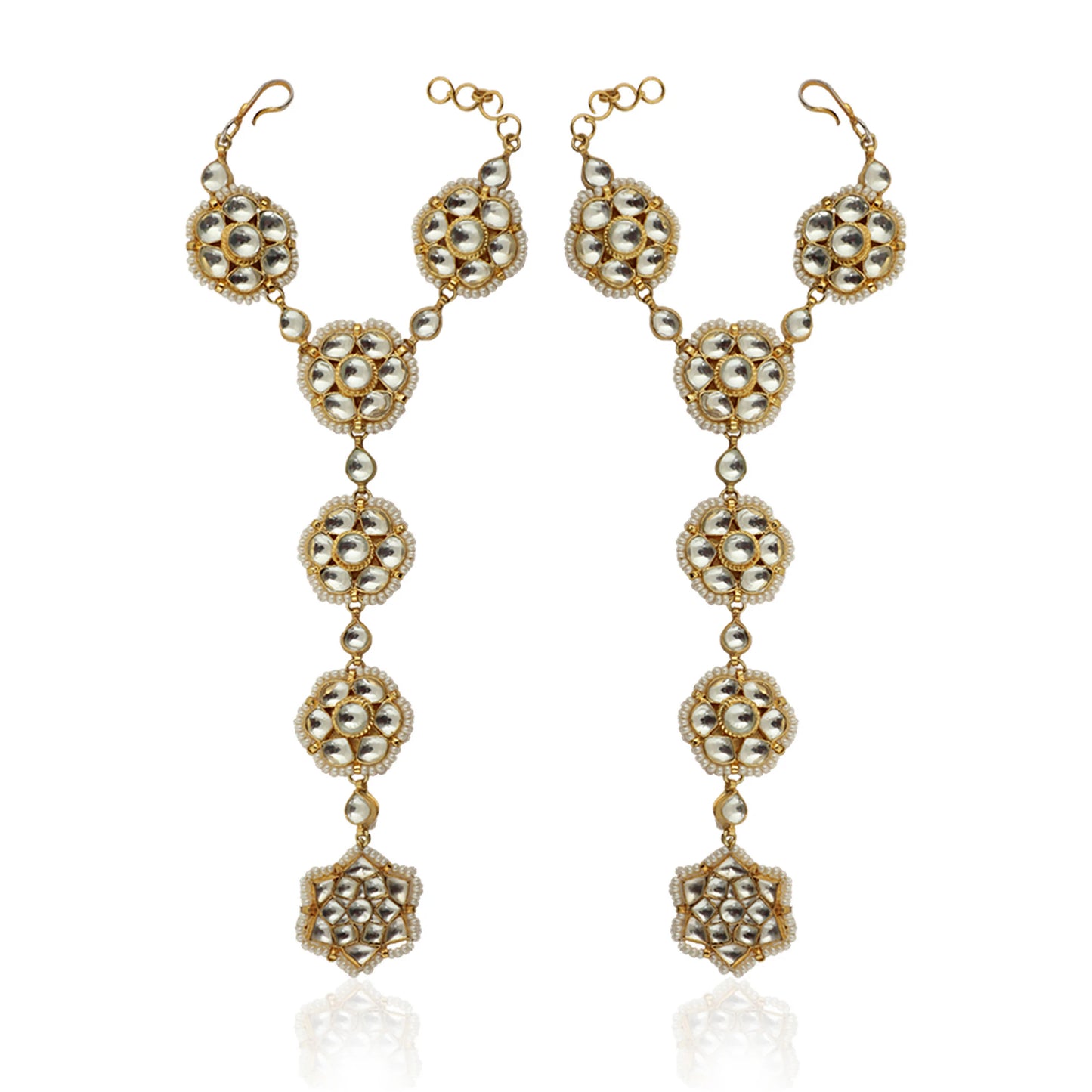 5 Small Flower With Ring Hathful(Pair)