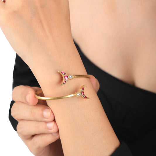 Elegant Gold Plated Kada For Women