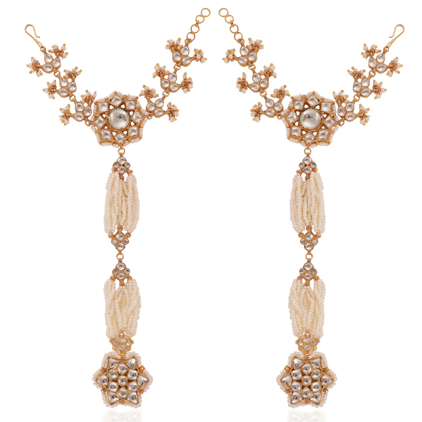Multicoloured Wedding Wear Hathphool(Pair)