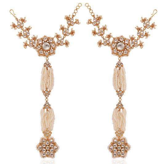 Multicoloured Wedding Wear Hathphool(Pair)