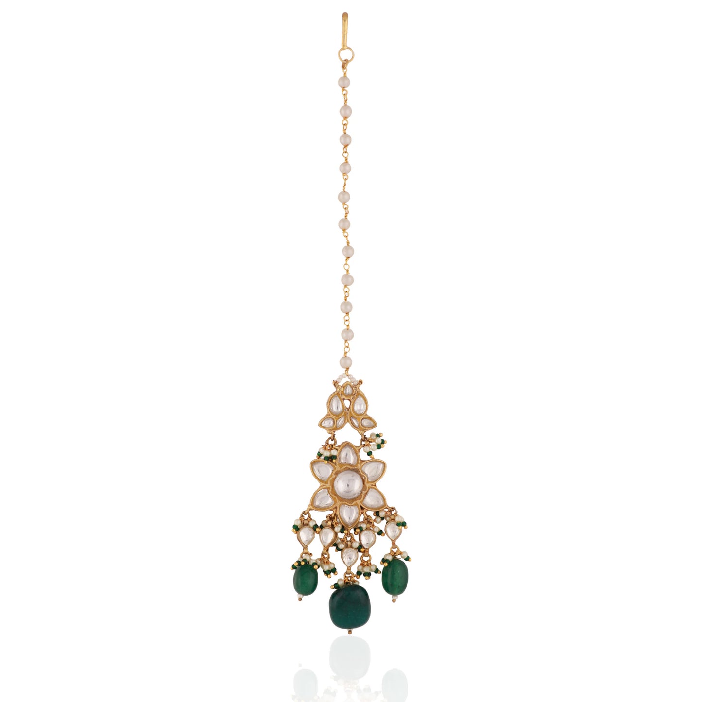 Emerald Tikka Coctail And Bridal Wear In Floral Design