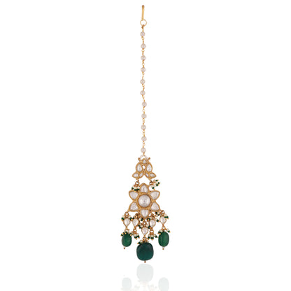 Emerald Tikka Coctail And Bridal Wear In Floral Design