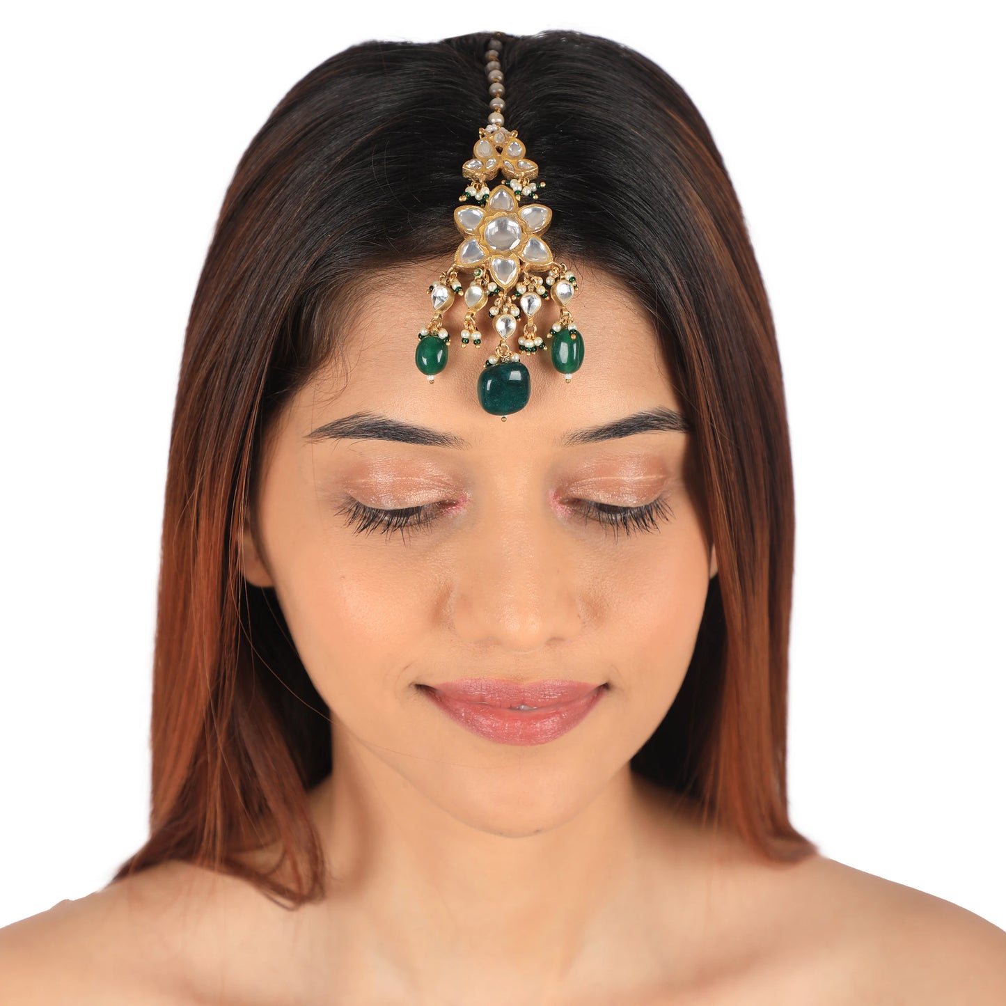 Emerald Tikka Coctail And Bridal Wear In Floral Design