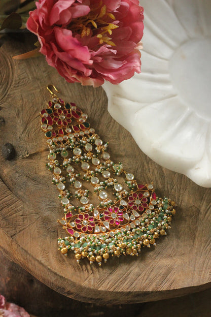 Jadtar passa,Punjabi sidetikka/Bridal Maangtikka,Forehead jewelery