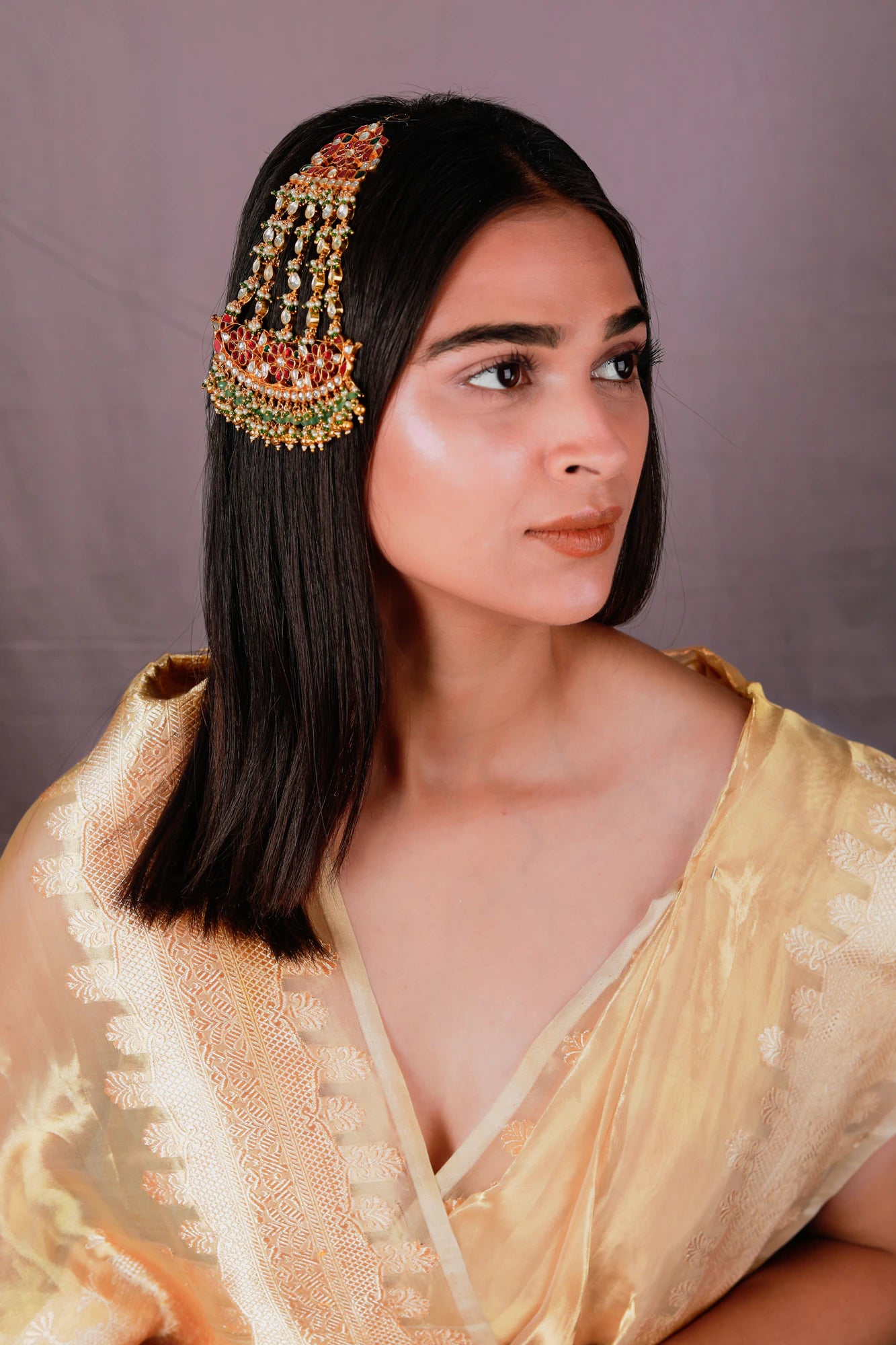 Jadtar passa,Punjabi sidetikka/Bridal Maangtikka,Forehead jewelery