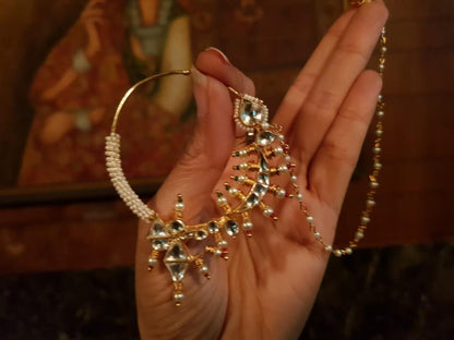 Multicolor Beaded Bridal Nosering