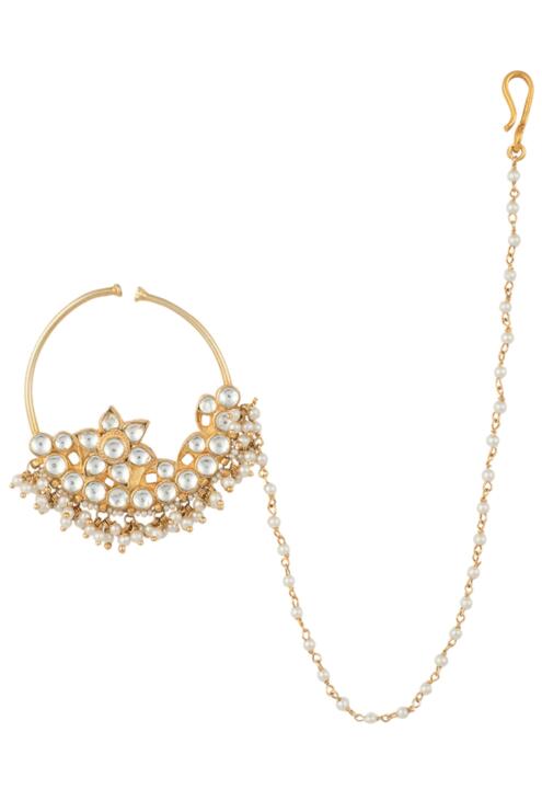 Elegant Beaded Nosering