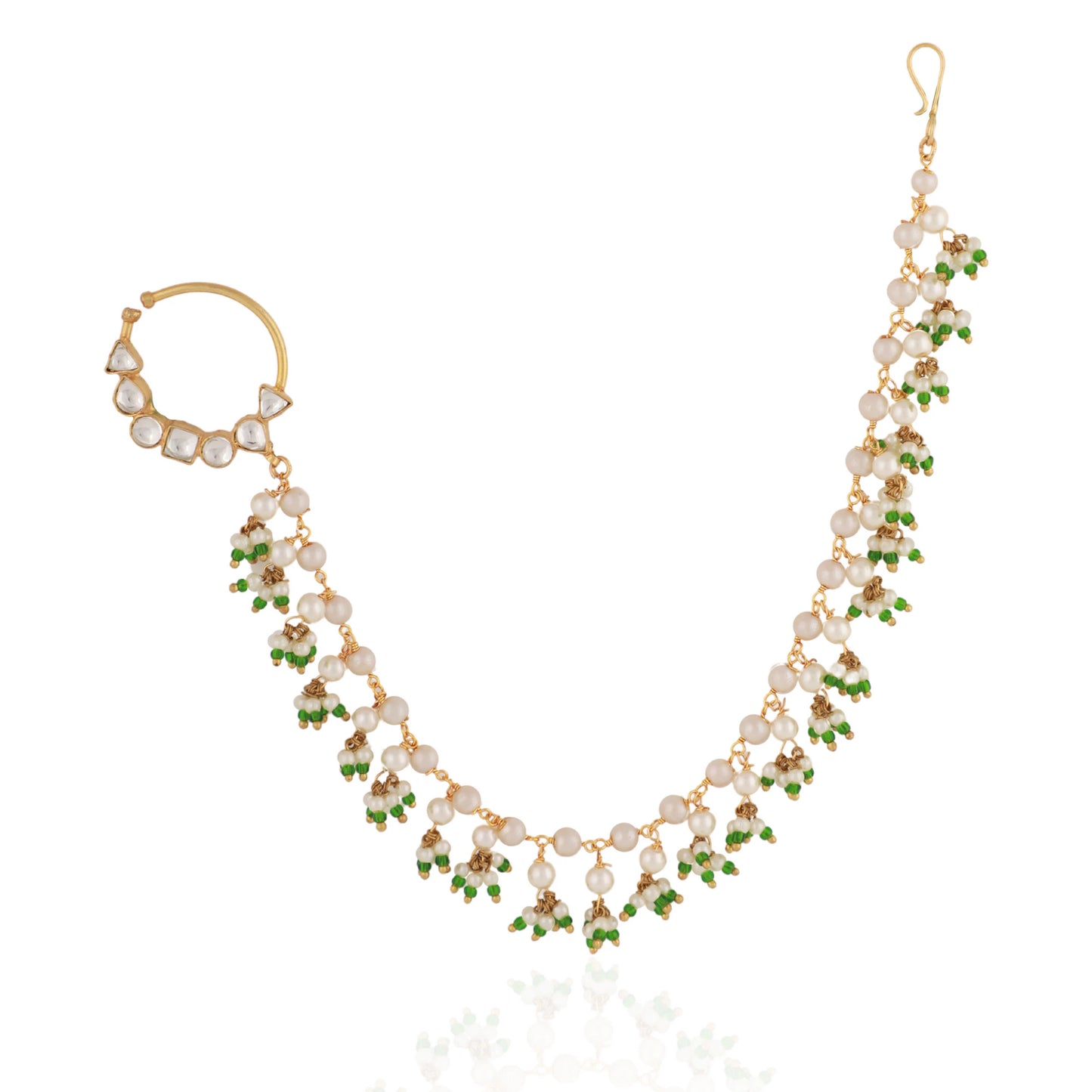 White Nath With Small Pearl