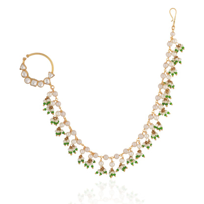 White Nath With Small Pearl