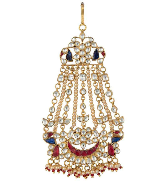 Multicolored Jadtar studded Pasa