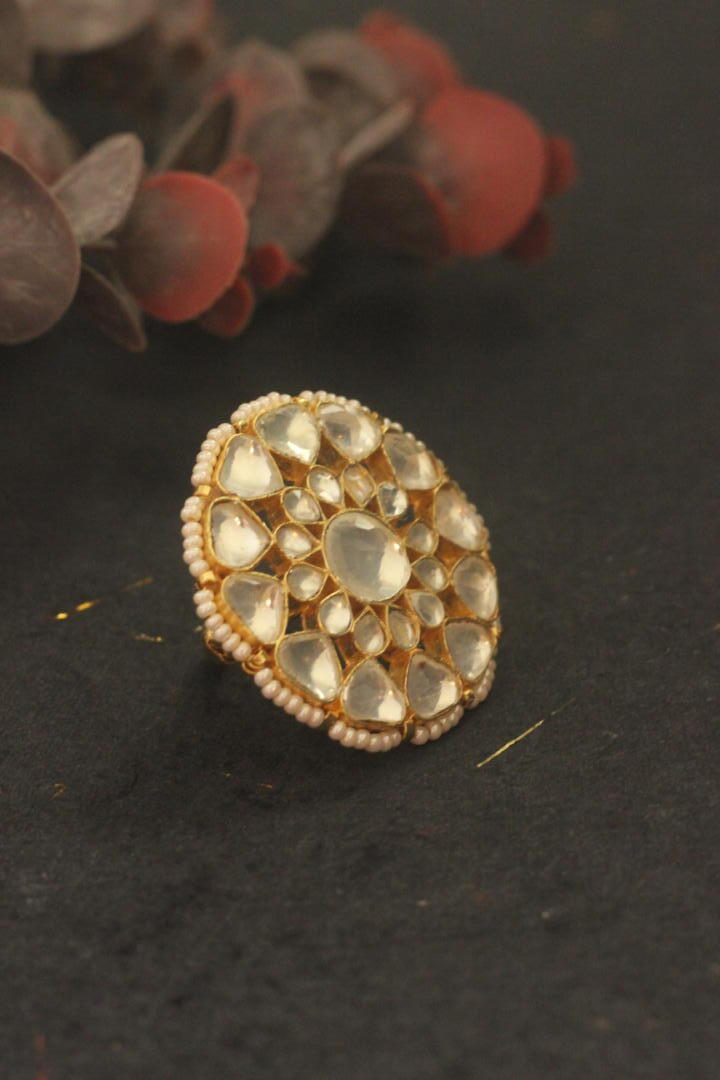 White Stone Small Rings