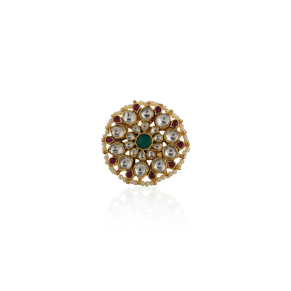 Pink & Green Flower Ring Wedding Wear /Bridal Special