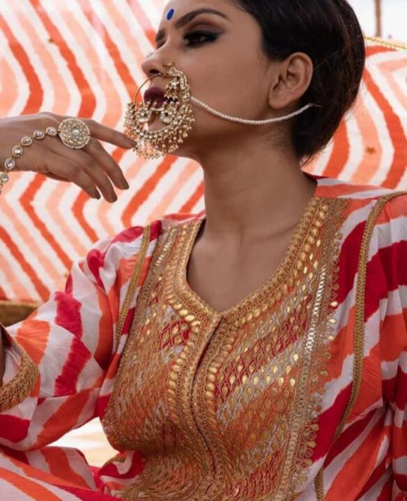 Big Bridal  White Nath
