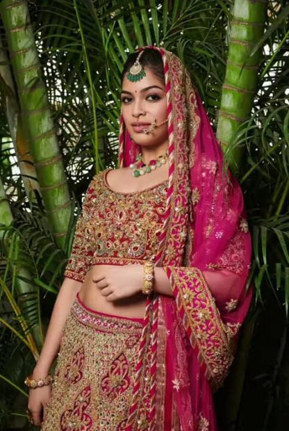 Pink And Green Meena Work Bangles (Single Pc)