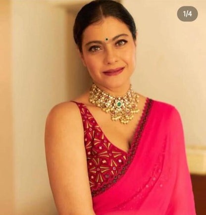 Multicolor Jadtar Studded Necklace