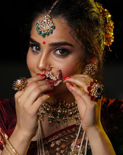 Gold Plated Maang tikka Jewellery