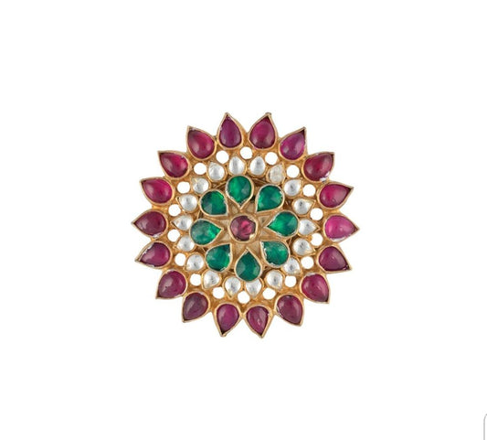Red & Green Jadtar RIng 
