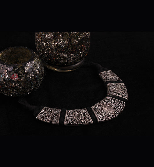 Navratri Special Oxodised Neckpiece