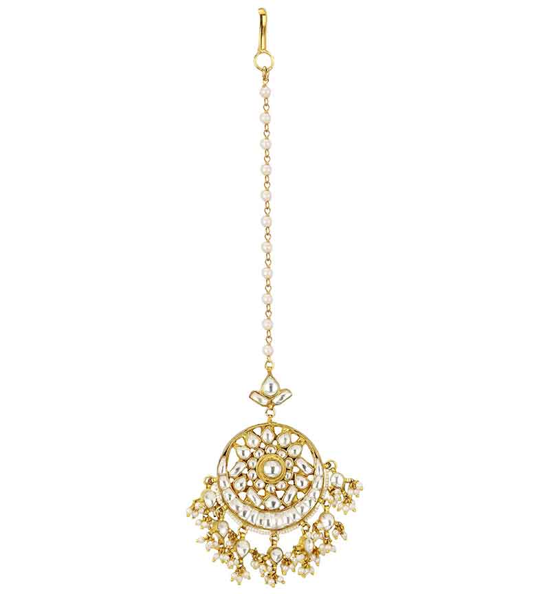 Stone Studded Maang Tikka
