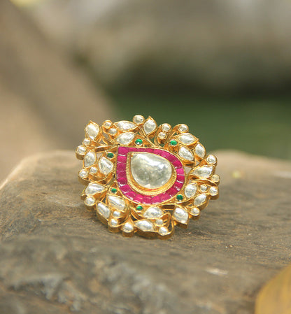 Stone Studded Bridal Ring